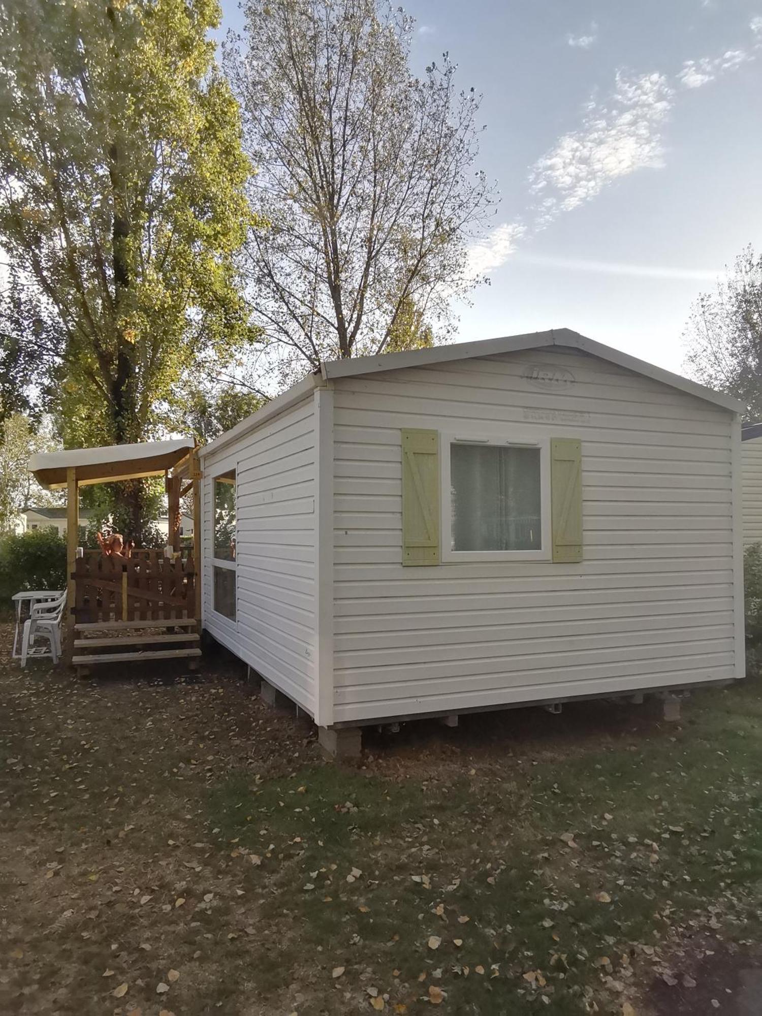 Mobilhome L'Oasis Camping Le Clos Cottet Angles  ภายนอก รูปภาพ