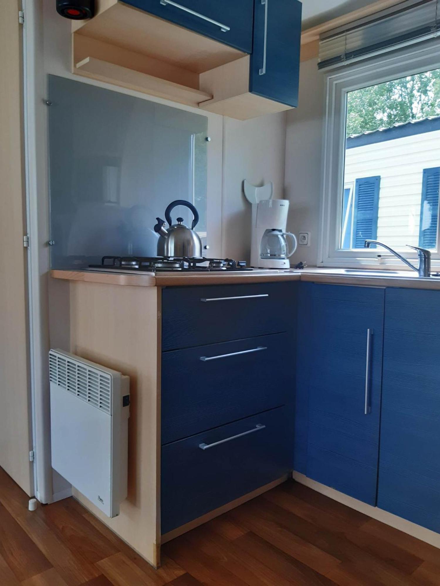 Mobilhome L'Oasis Camping Le Clos Cottet Angles  ภายนอก รูปภาพ