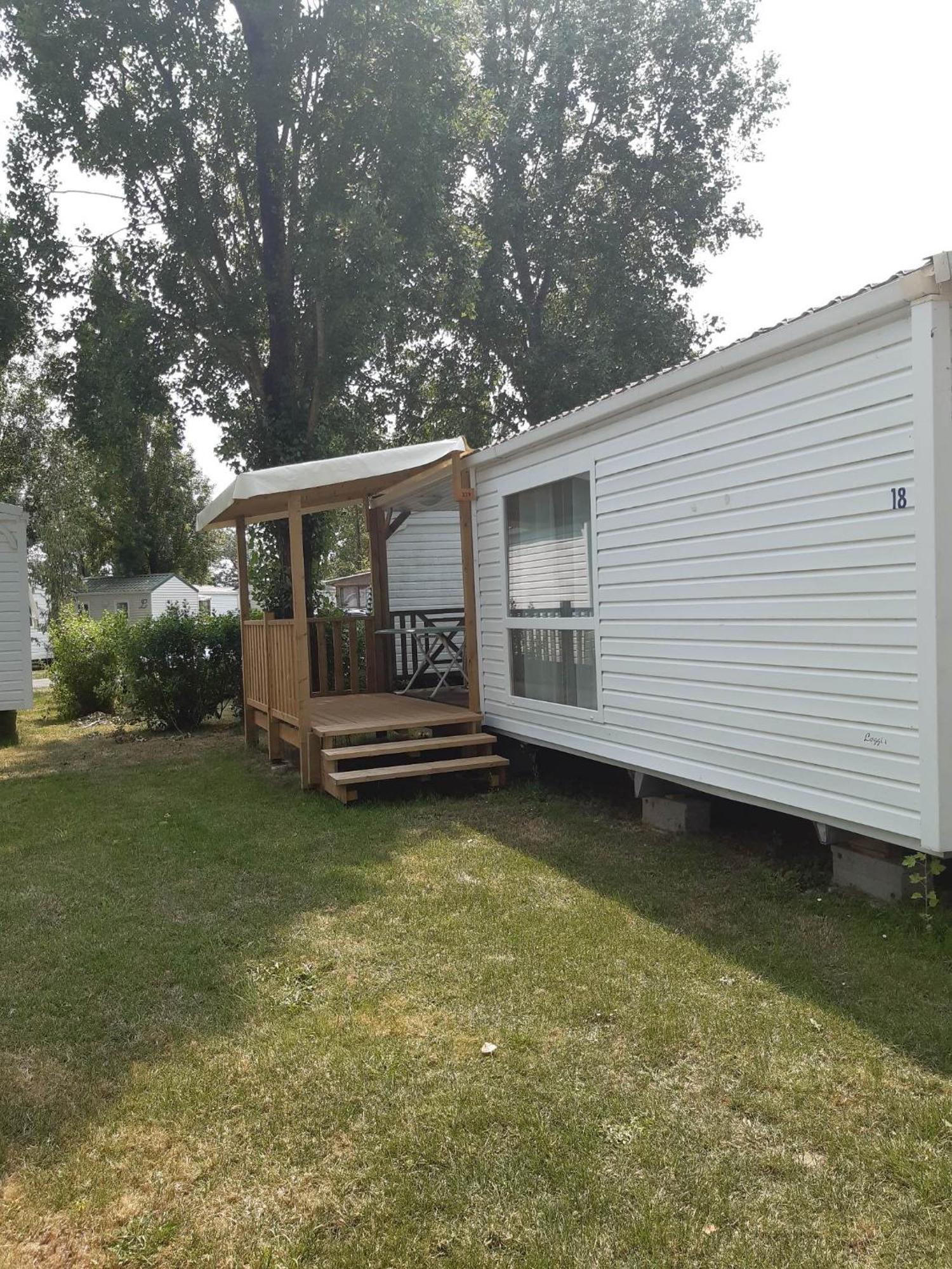 Mobilhome L'Oasis Camping Le Clos Cottet Angles  ภายนอก รูปภาพ