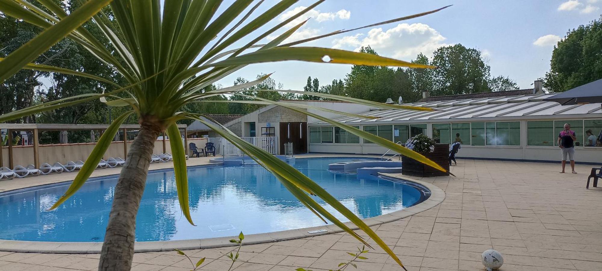 Mobilhome L'Oasis Camping Le Clos Cottet Angles  ภายนอก รูปภาพ